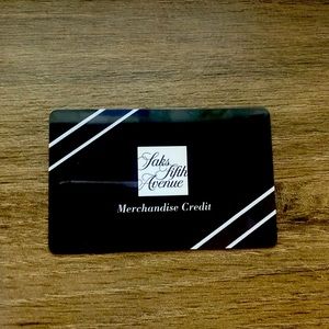 Saks Fifth Avenue Gift Card